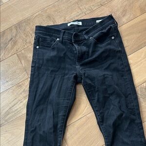 Banana Republic Women's Black Premium Jeans, size 27 petite